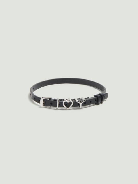 Y Heart Belt Choker 10mm