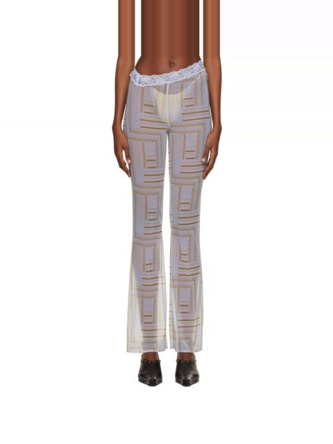 VAILLANT SSENSE Exclusive Blue Print Trousers