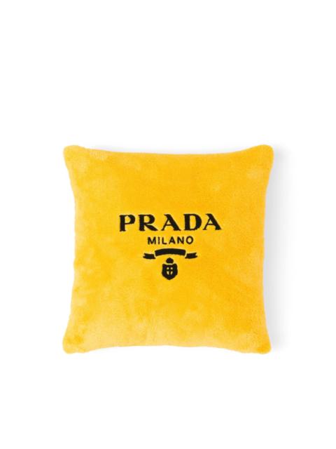 Prada Embroidered terry pillow