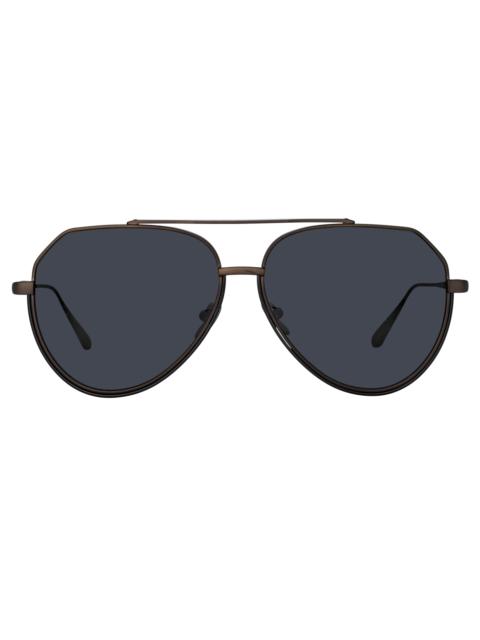 BAYER AVIATOR SUNGLASSES IN NICKEL