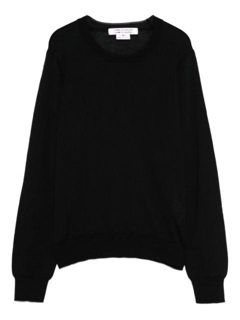 Comme Des Garçons round-neck long-sleeve sweater