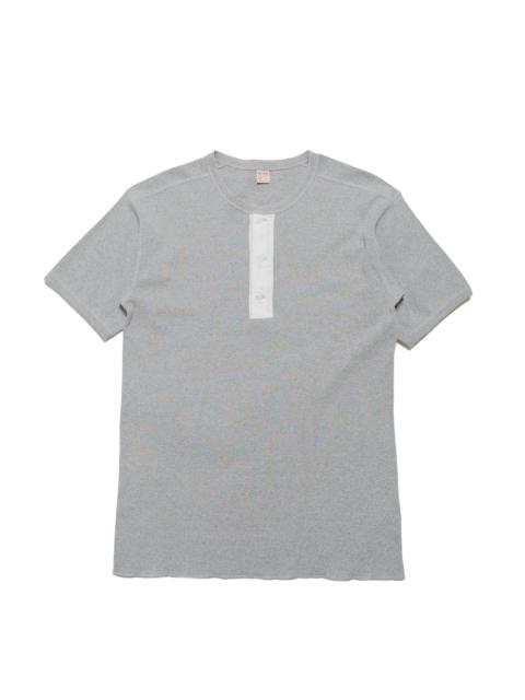 The Real McCoys MC23022 Union Henley Undershirt S/S Medium Grey