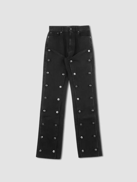 Y/Project Jeans Evergreeen snap off