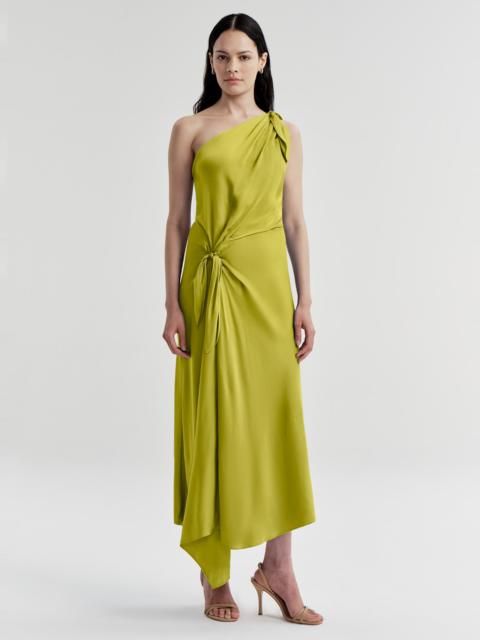 A.L.C. Eliana One Shoulder Midi Dress