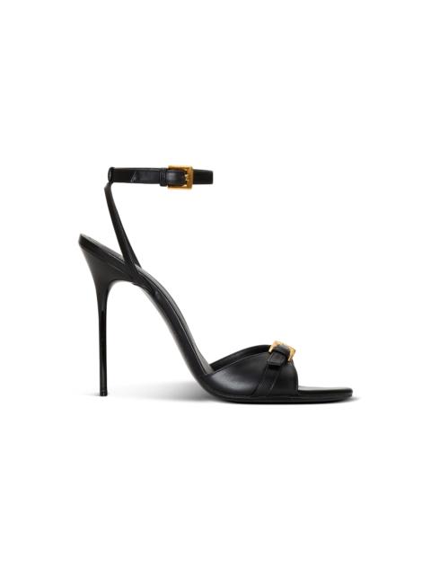 Balmain Anthem smooth leather sandals