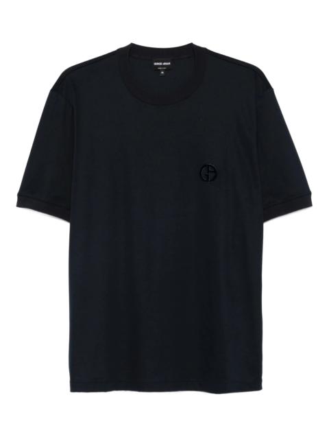 Giorgio Armani Embroidered-logo T-shirt