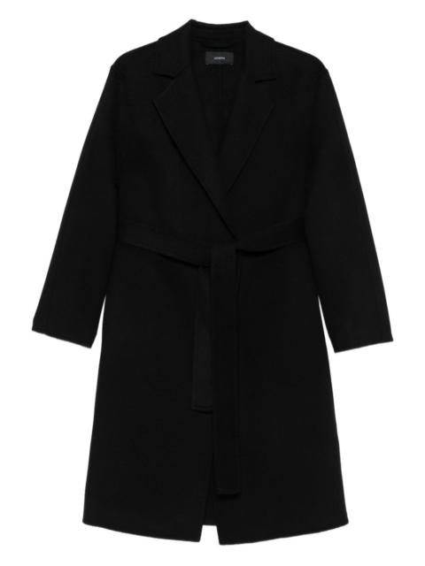 JOSEPH belted wool coat