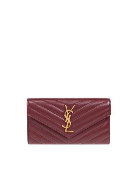 SAINT LAURENT Cassandre matelassé wallet