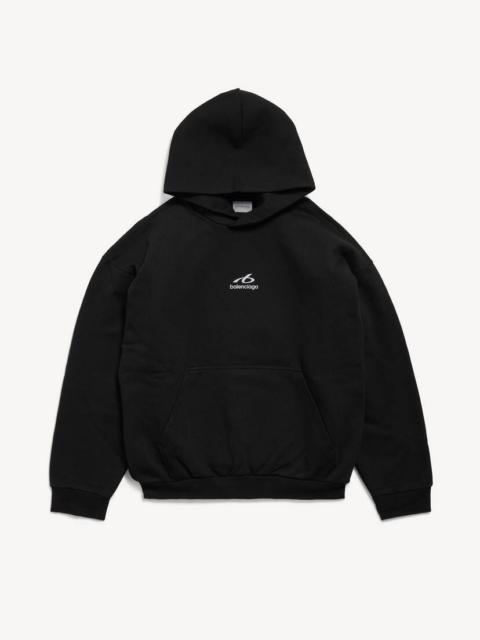BALENCIAGA Men's Bodies Medium Fit Hoodie in Black