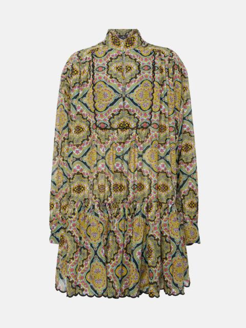 Etro Printed cotton shirt dress