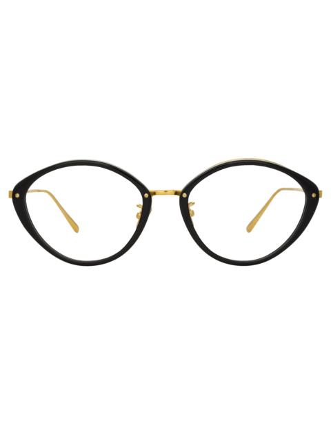 LINDA FARROW Lucy Optical Frame in Black