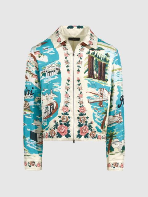 AMIRI HAWAIIAN BLOUSON JACKET