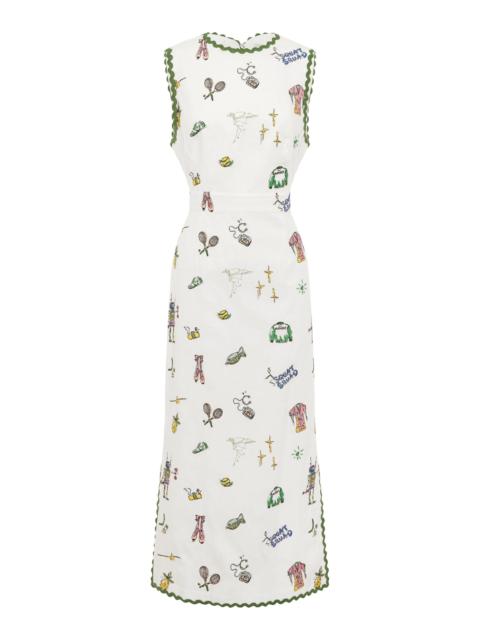 Play Embroidered Midi Dress