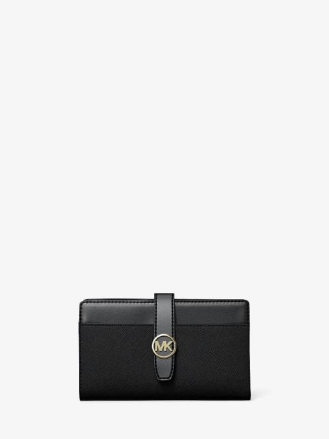 MICHAEL KORS Greenwich Medium Saffiano Leather Wallet