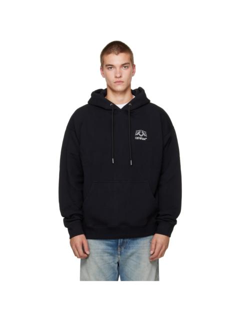 Off-White Black Offline Half Arrow Skate Hoodie