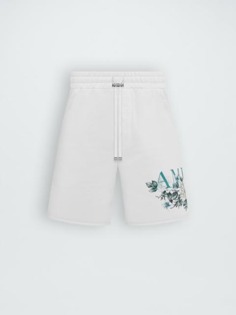 FLORAL AMIRI LOGO  SHORT