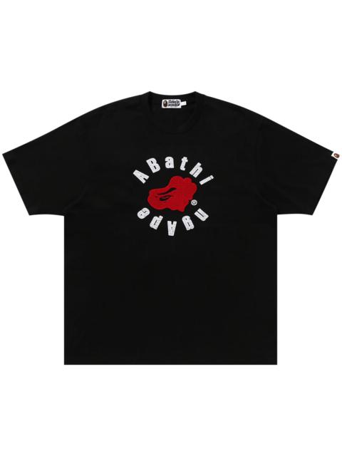 BAPE Circular Ape Head Relaxed Fit Tee 'Black'