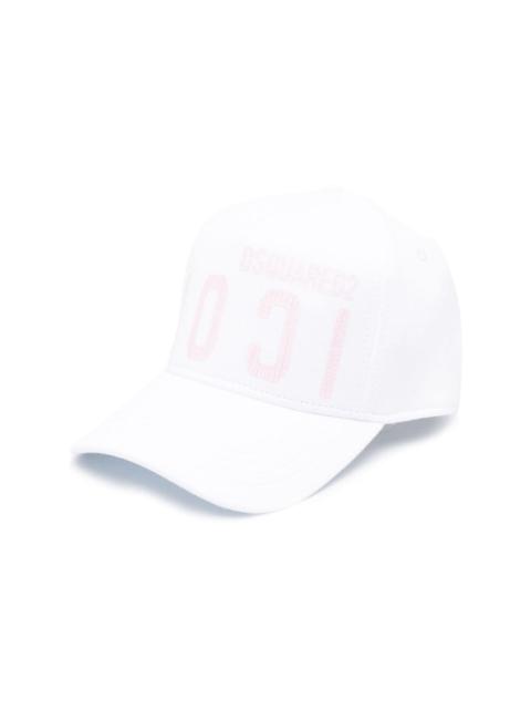 DSQUARED2 logo-print baseball cap