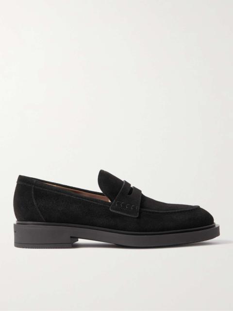 Gianvito Rossi Harris Suede Loafers