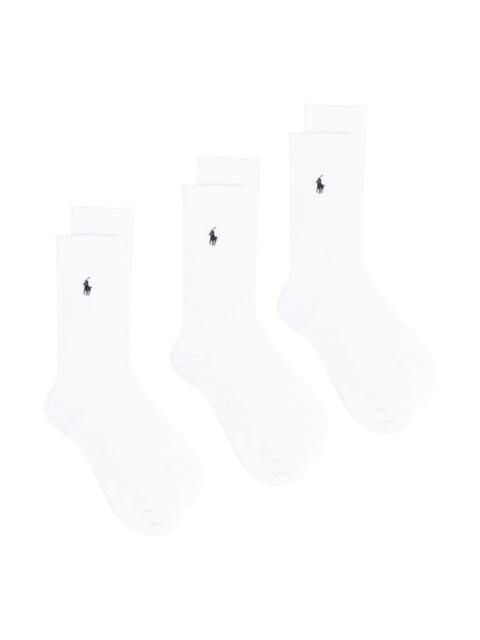 Polo Ralph Lauren Set of 3 socks with logo