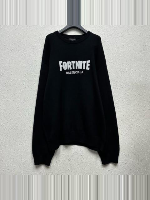 BALENCIAGA Balenciaga Fortnite Multilingual Foam Logo Sweater
