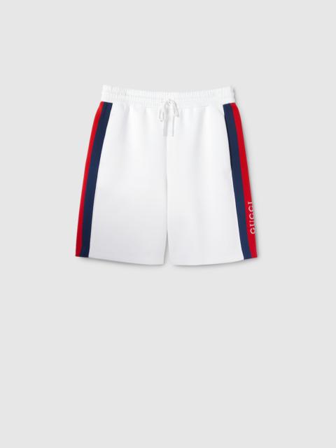GUCCI Neoprene shorts with Web