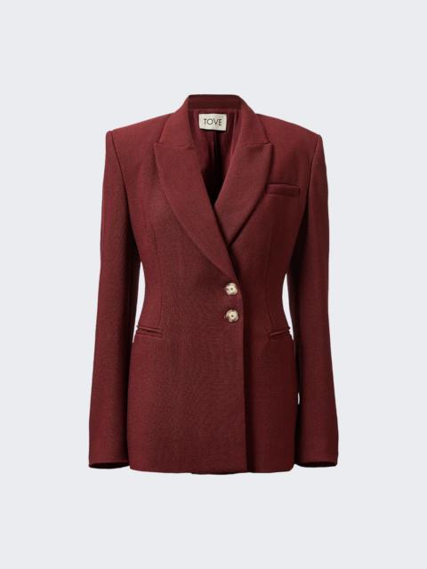 TOVE Yana Jacket Burgundy