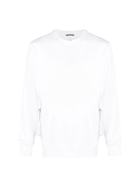 pocket-detail cotton sweatshirt