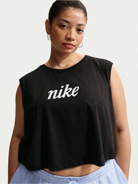 Nike Nike Sportswear Club Women's Loose Cropped Tank Top (Plus Size)