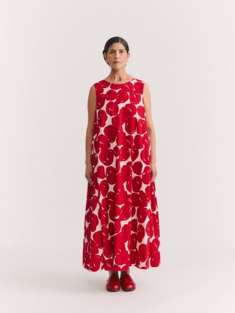 CASEY/CASEY VANNES DRESS - COT POP PRINT - RED PRINT