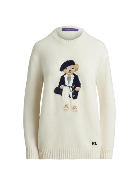 Ralph Lauren Women's Polo Bear Cashmere Relaxed-Fit Sweater - Lux Cream