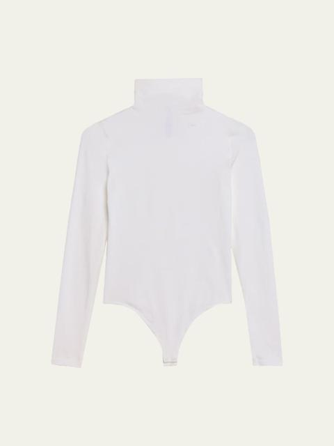 Wolford Colorado Turtleneck Thong Bodysuit