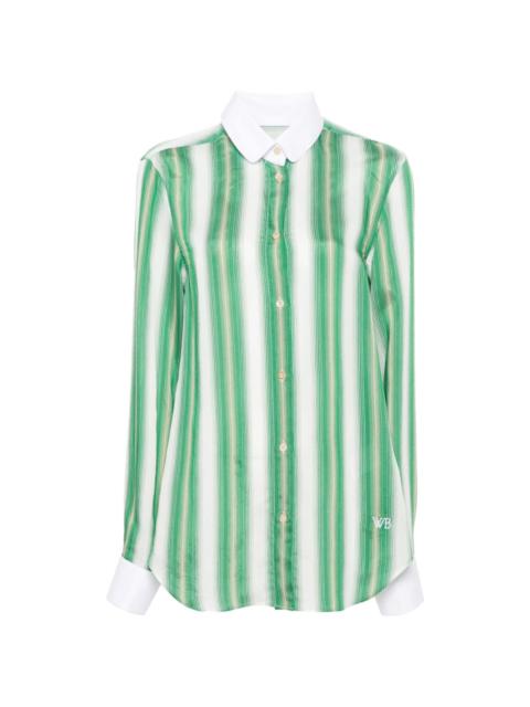 WALES BONNER striped poplin shirt