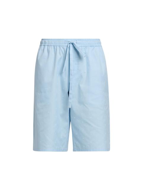 Dolce & Gabbana Men's Micro-Logo Cotton Drawstring Shorts - Dg Piccolo Azzurro