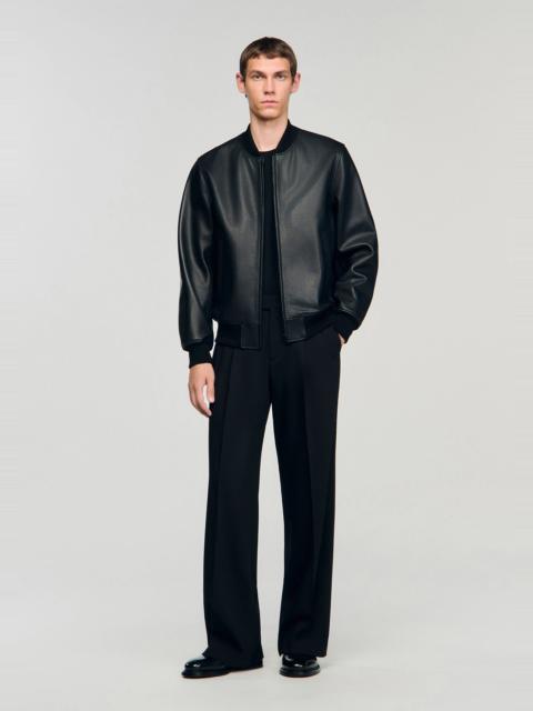 Sandro LEATHER JACKET