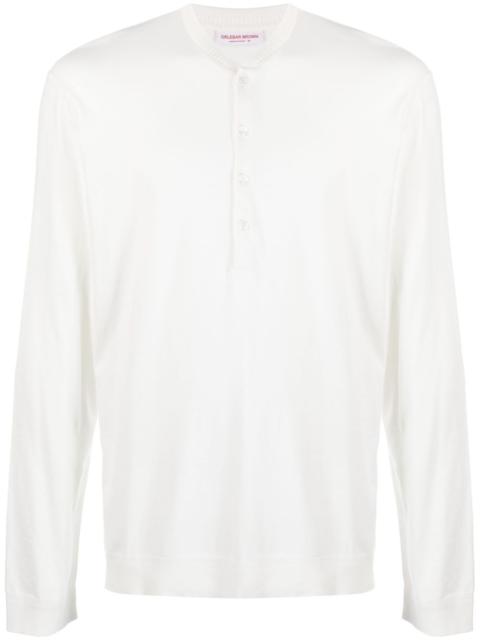 ORLEBAR BROWN v-neck cotton jumper