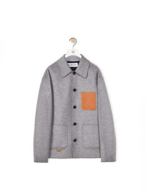 Loewe Workwear jacket in wool and cashmere