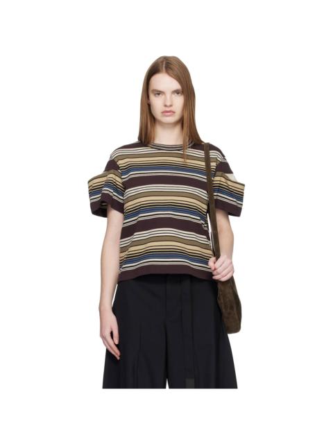 Multicolor Horizontal Stripe T-shirt