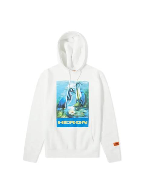 HERON PRESTON SS21 Herons Popover Hoodie 'White Multi-color' HMBB004F198080010288