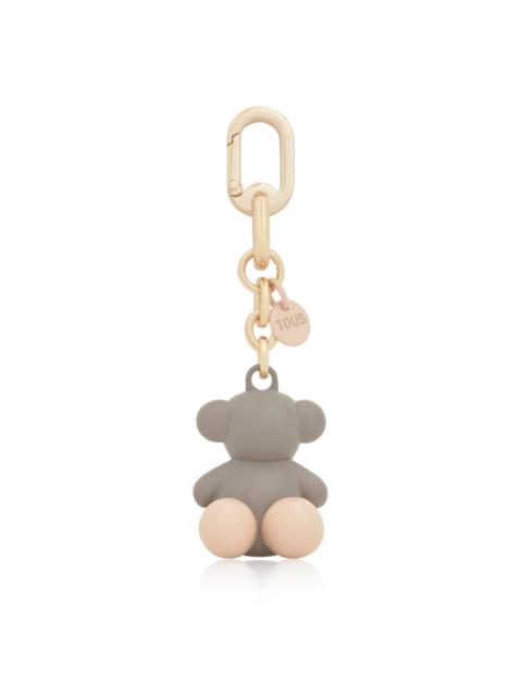 TOUS Taupe Key ring Metal Bold Bear