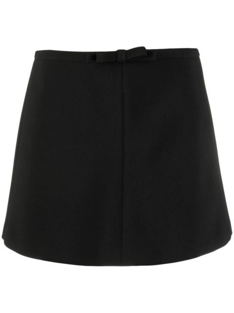 REDValentino bow-detail mini skorts