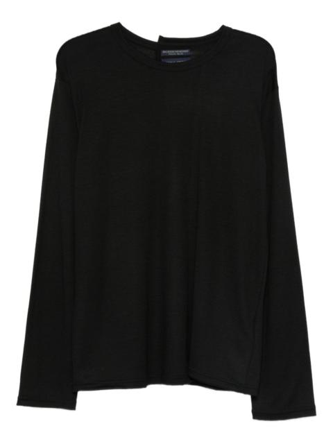 Yohji Yamamoto long-sleeve wool T-shirt