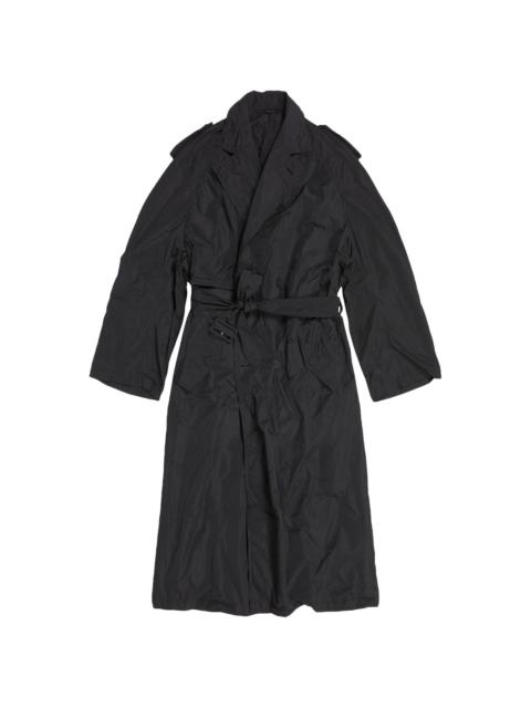 BALENCIAGA packable taffeta trench coat