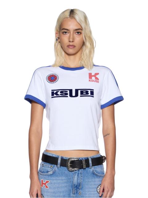 Ksubi UNION SHRUNKEN TEE WHITE
