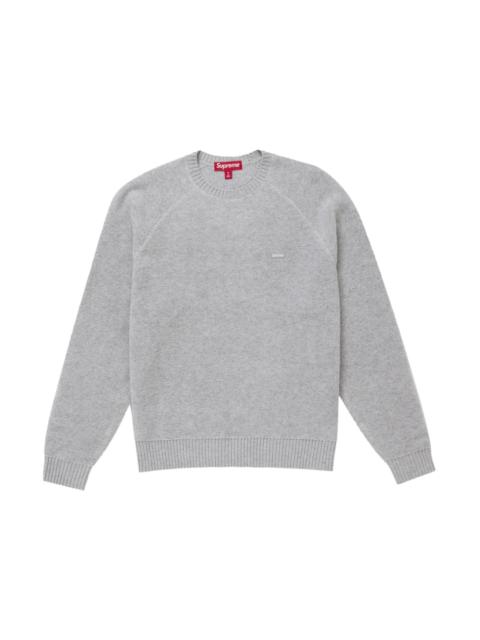 Supreme Supreme Terry Small Box Sweater Heather Grey | REVERSIBLE