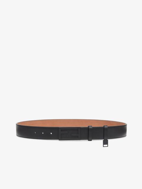 FENDI Black leather belt