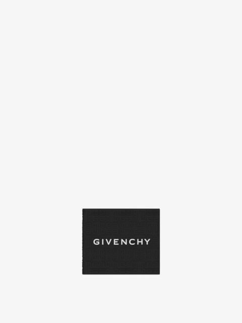 Givenchy GIVENCHY BIFOLD WALLET IN 4G RUBBER