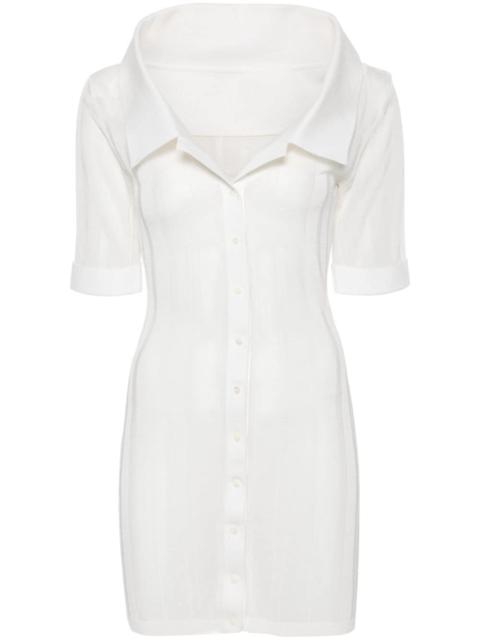 JACQUEMUS La Mini Robe Manta dress