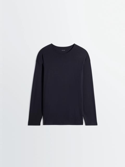 Lemaire LONG-SLEEVED T-SHIRT IN COTTON SILK INTERLOCK