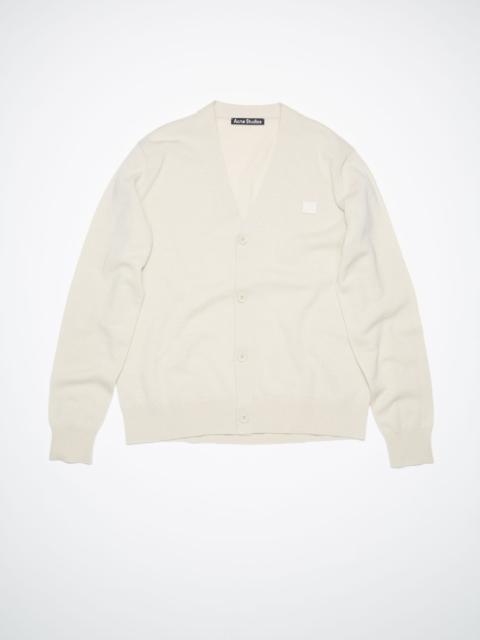 Acne Studios V-neck cardigan - Cream beige